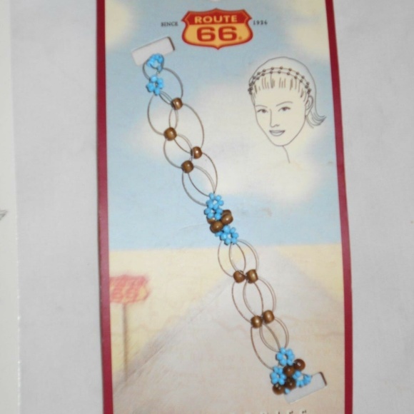 Vintage Rare Beaded Accessories Hair Headband